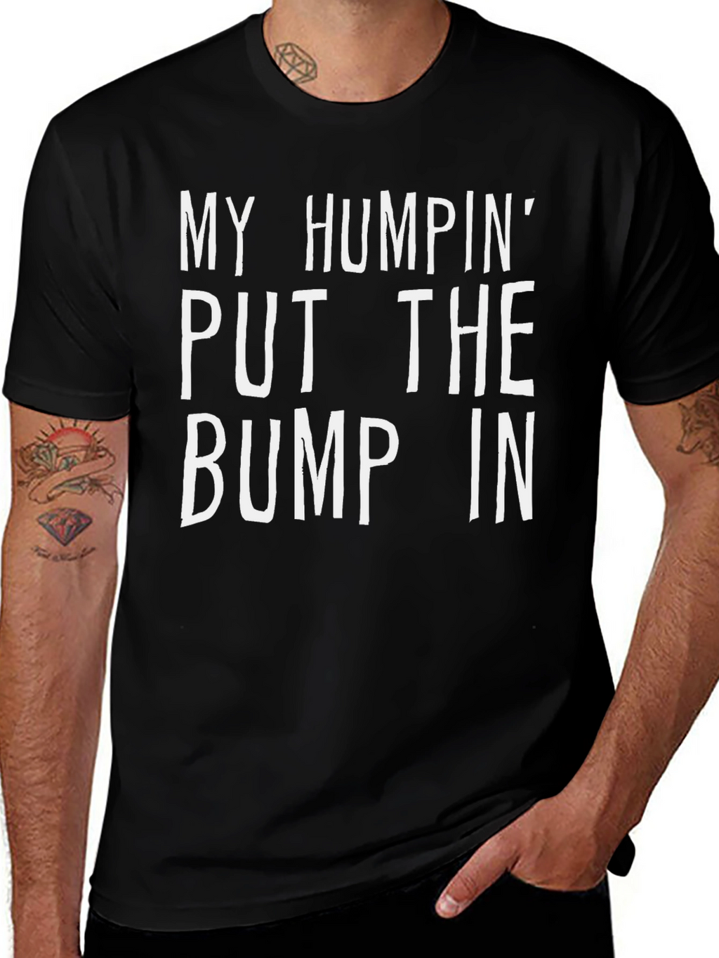 Humpin Bump In Tee - Funny Novelty Graphic T-Shirt