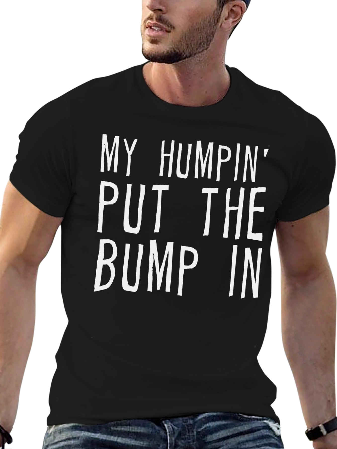 Humpin Bump In Tee - Funny Novelty Graphic T-Shirt
