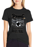 Drums Not For The WEAK Graphic T-Shirt