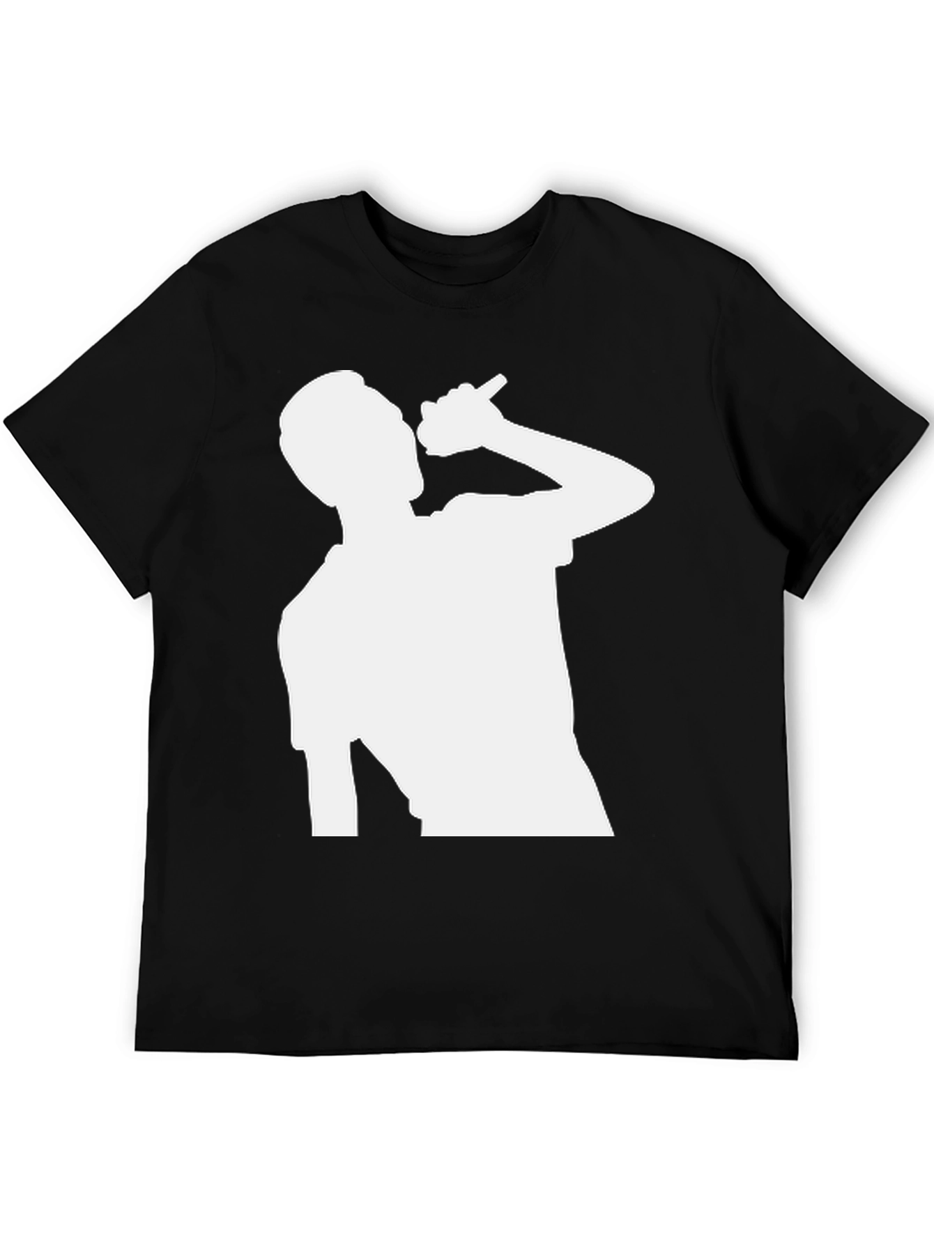 Silhouette Singer Black T-Shirt