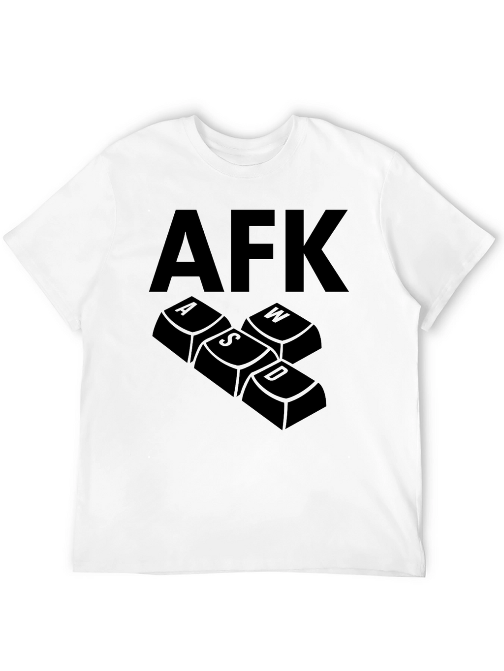 AFK Gaming T-Shirt - Keyboard Keys Design