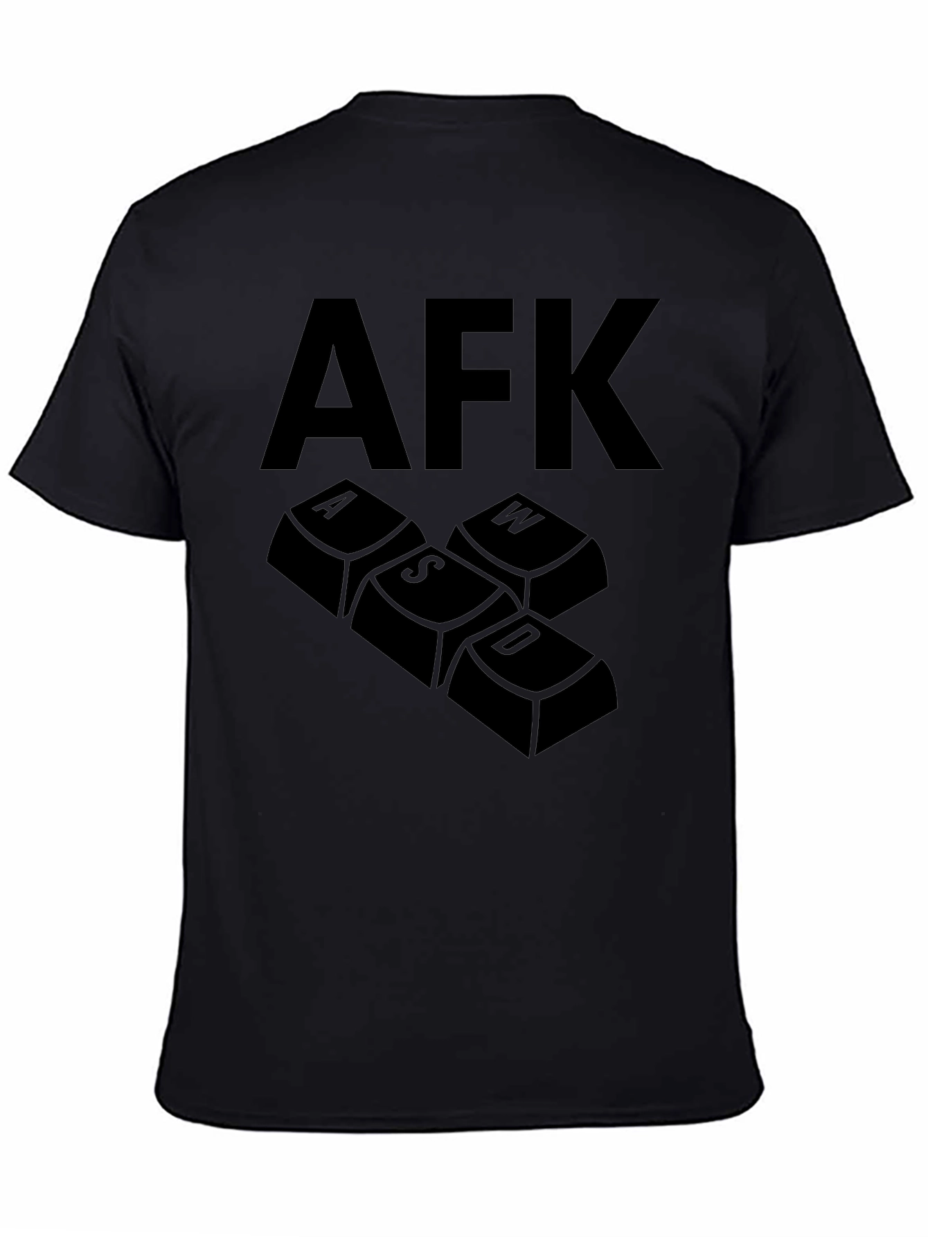 AFK Gaming T-Shirt - Keyboard Keys Design