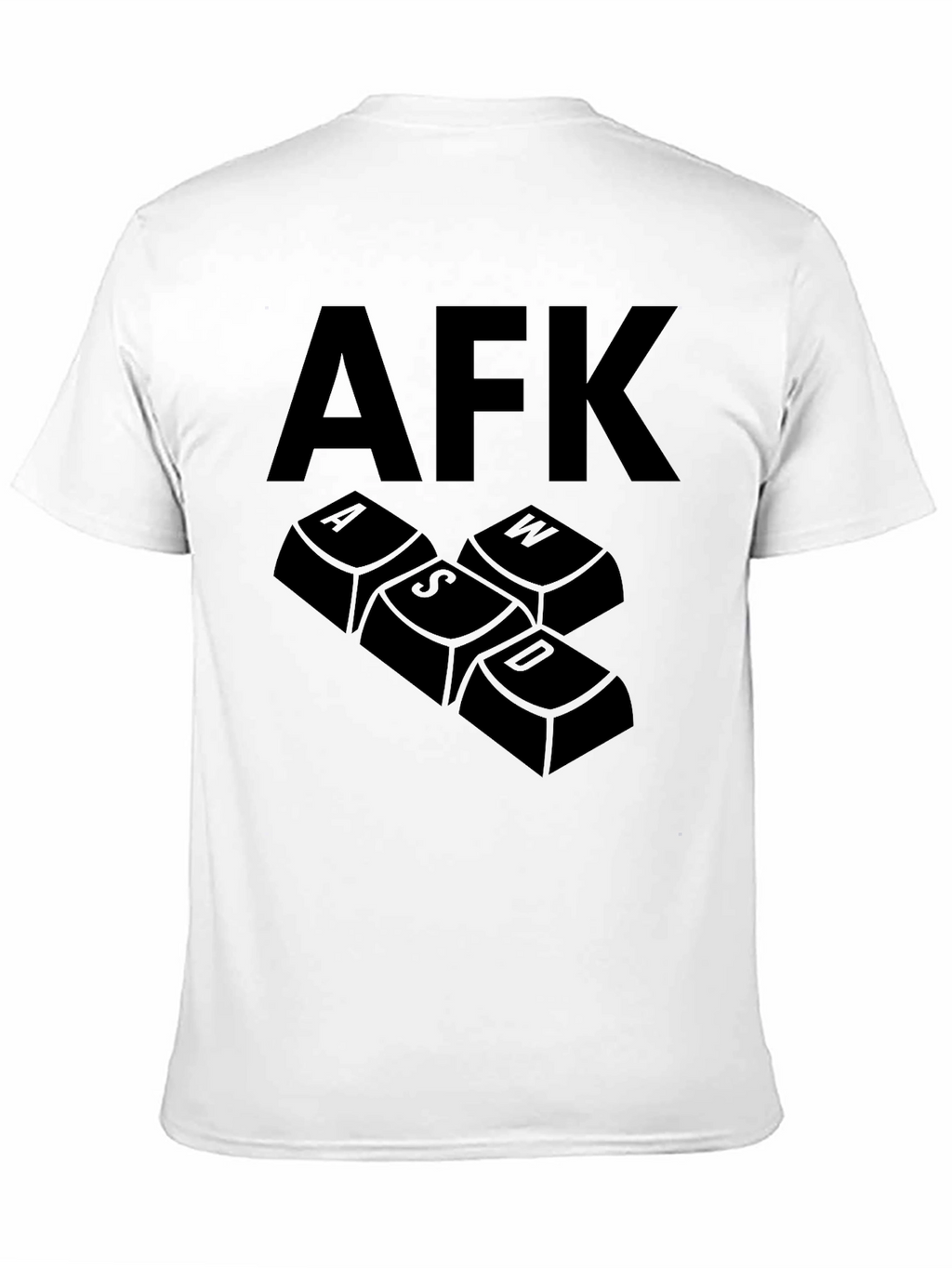 AFK Gaming T-Shirt - Keyboard Keys Design