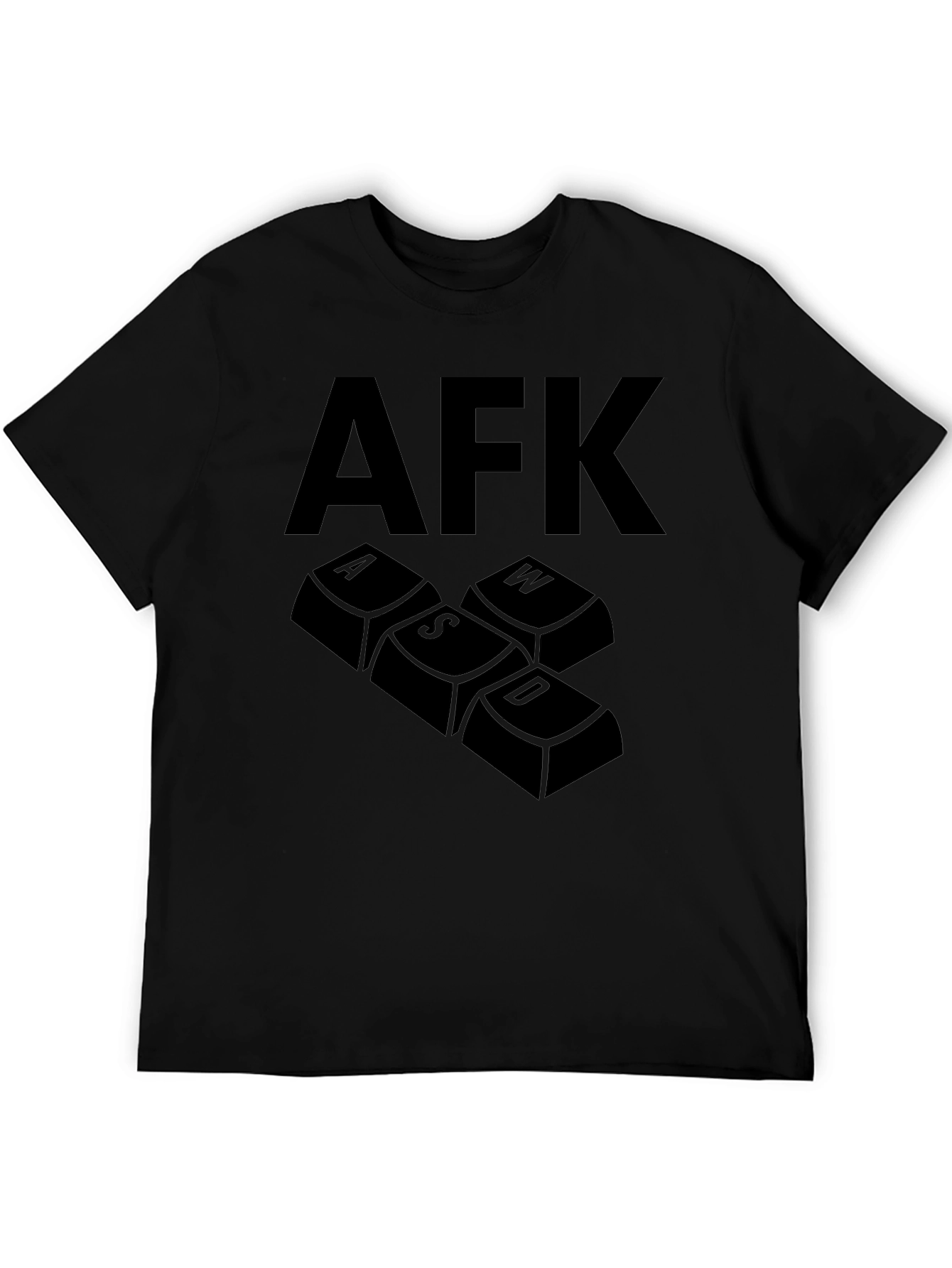 AFK Gaming T-Shirt - Keyboard Keys Design