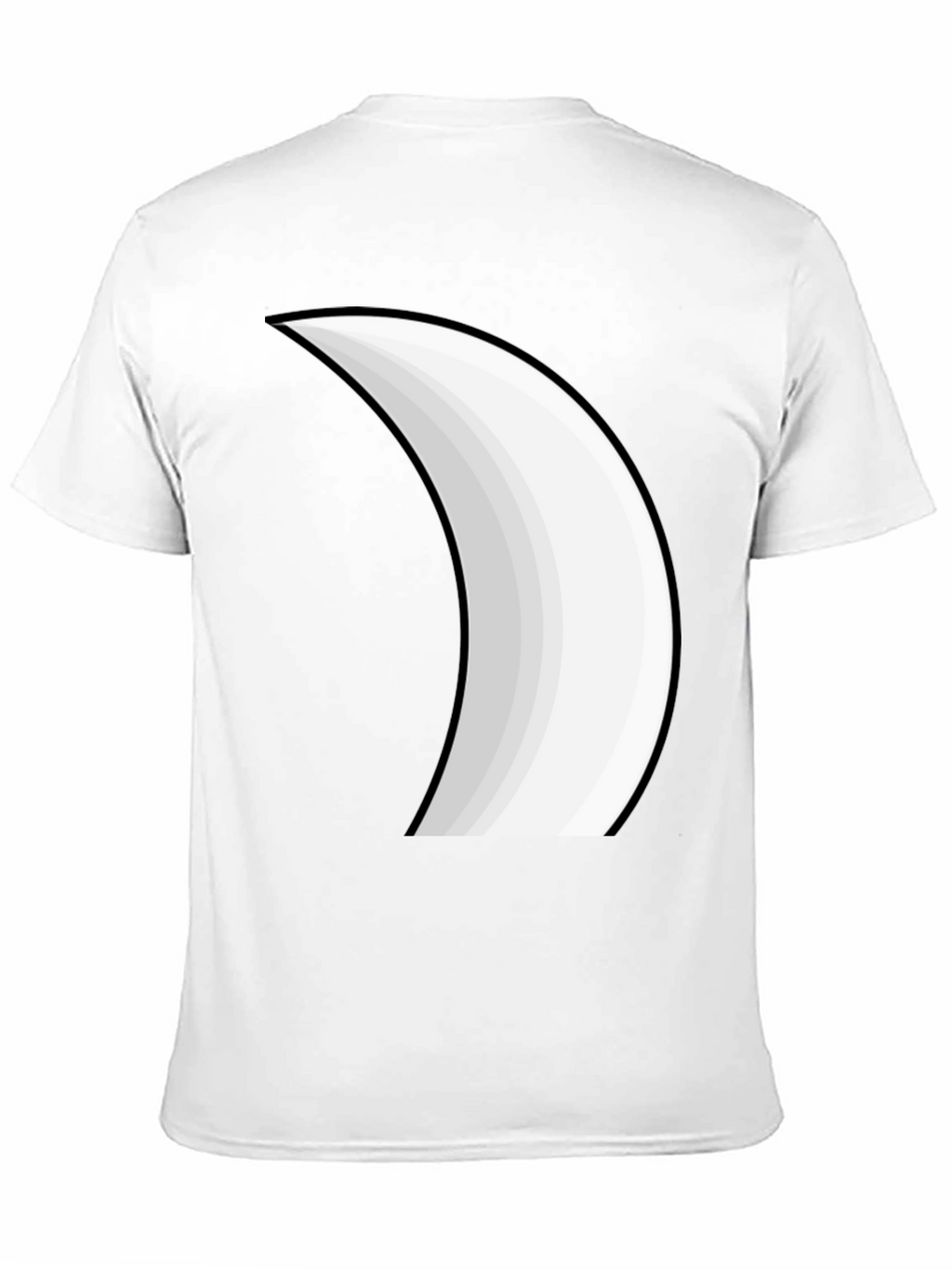 Crescent Moon Graphic Tee - Stylish Black T-Shirt