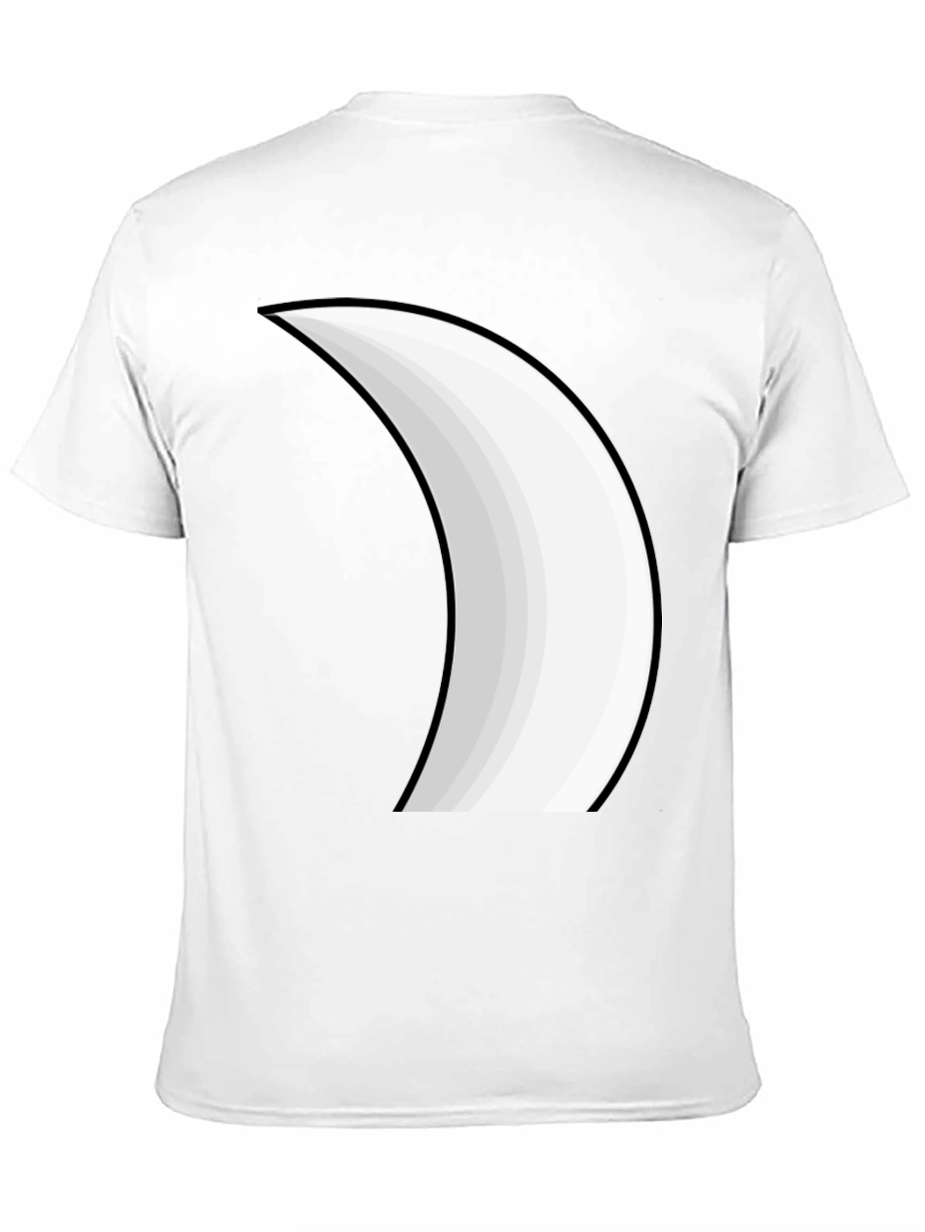 Crescent Moon Graphic Tee - Stylish Black T-Shirt