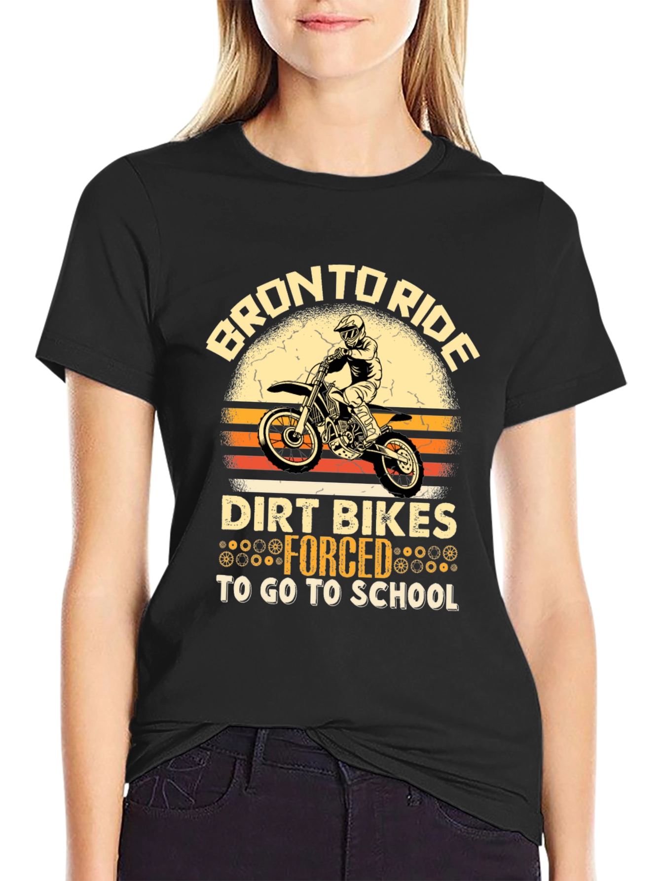 Born to Ride Dirt Bikes T-Shirt