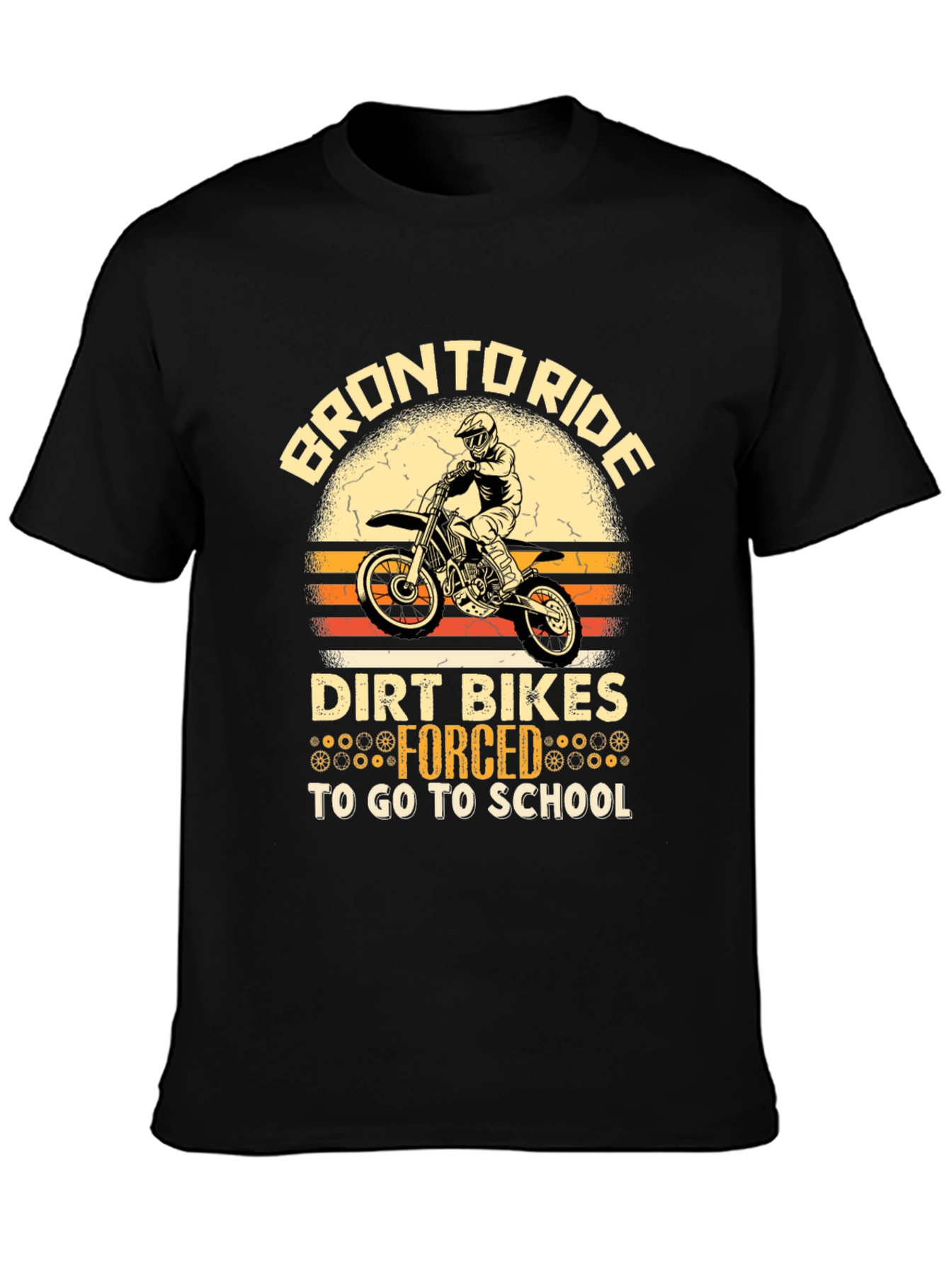 Born to Ride Dirt Bikes T-Shirt