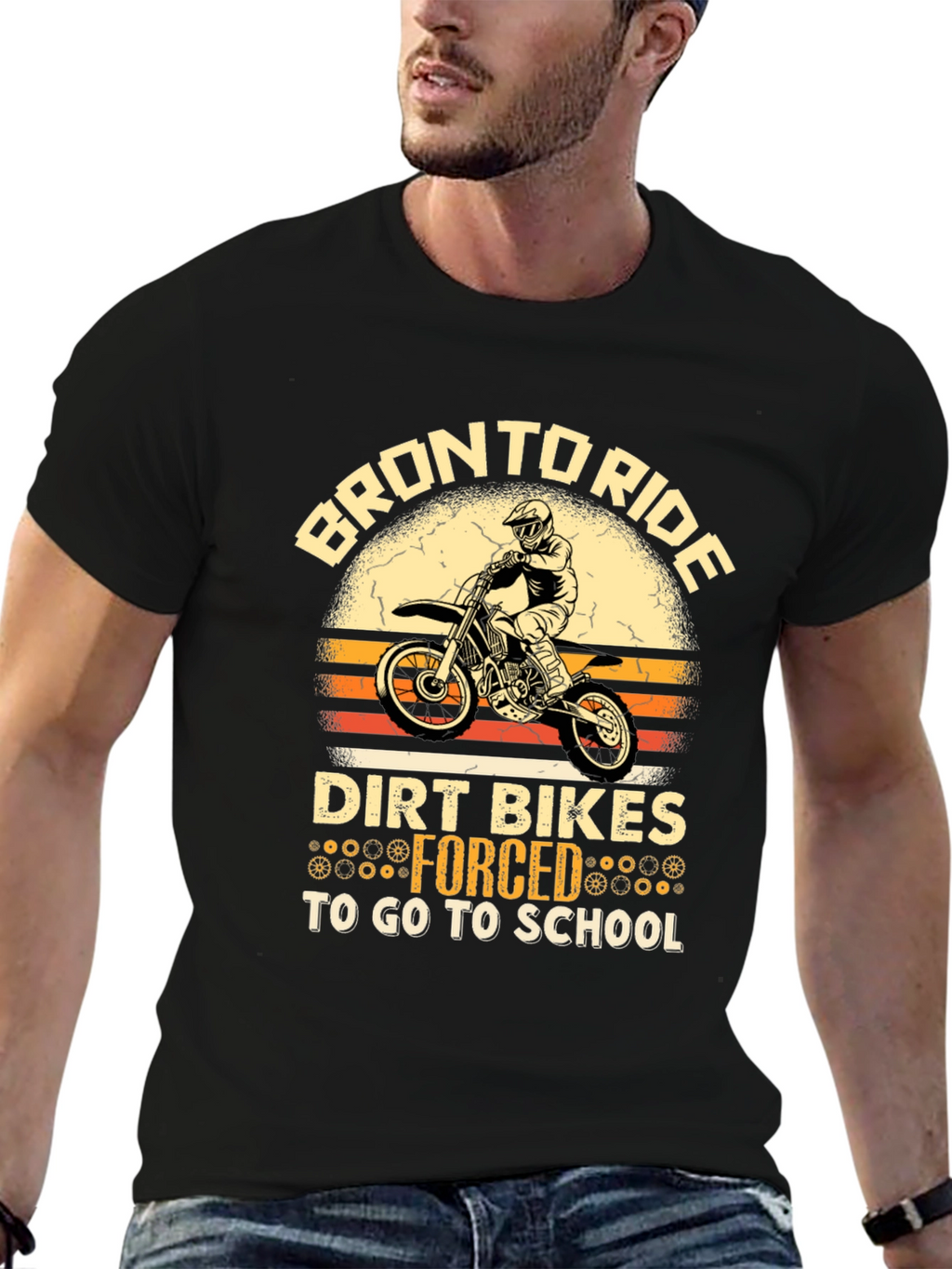 Born to Ride Dirt Bikes T-Shirt