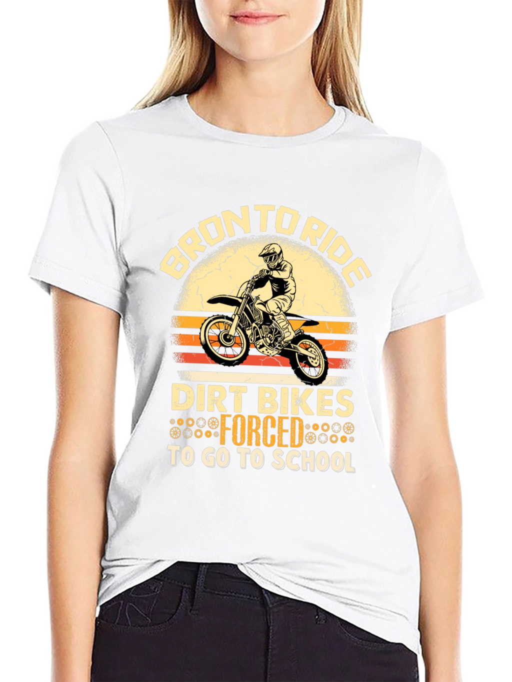 Born to Ride Dirt Bikes T-Shirt