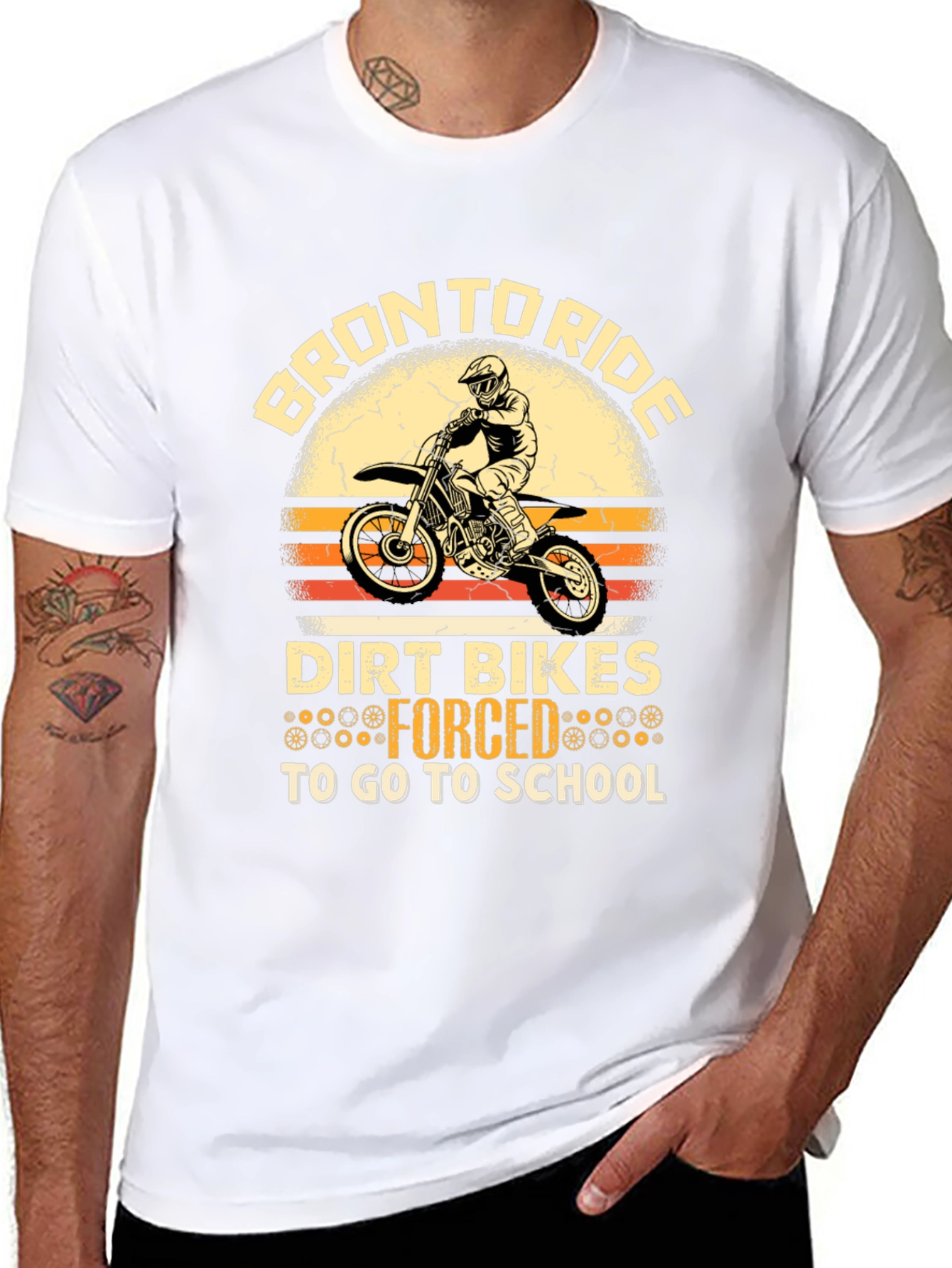 Born to Ride Dirt Bikes T-Shirt