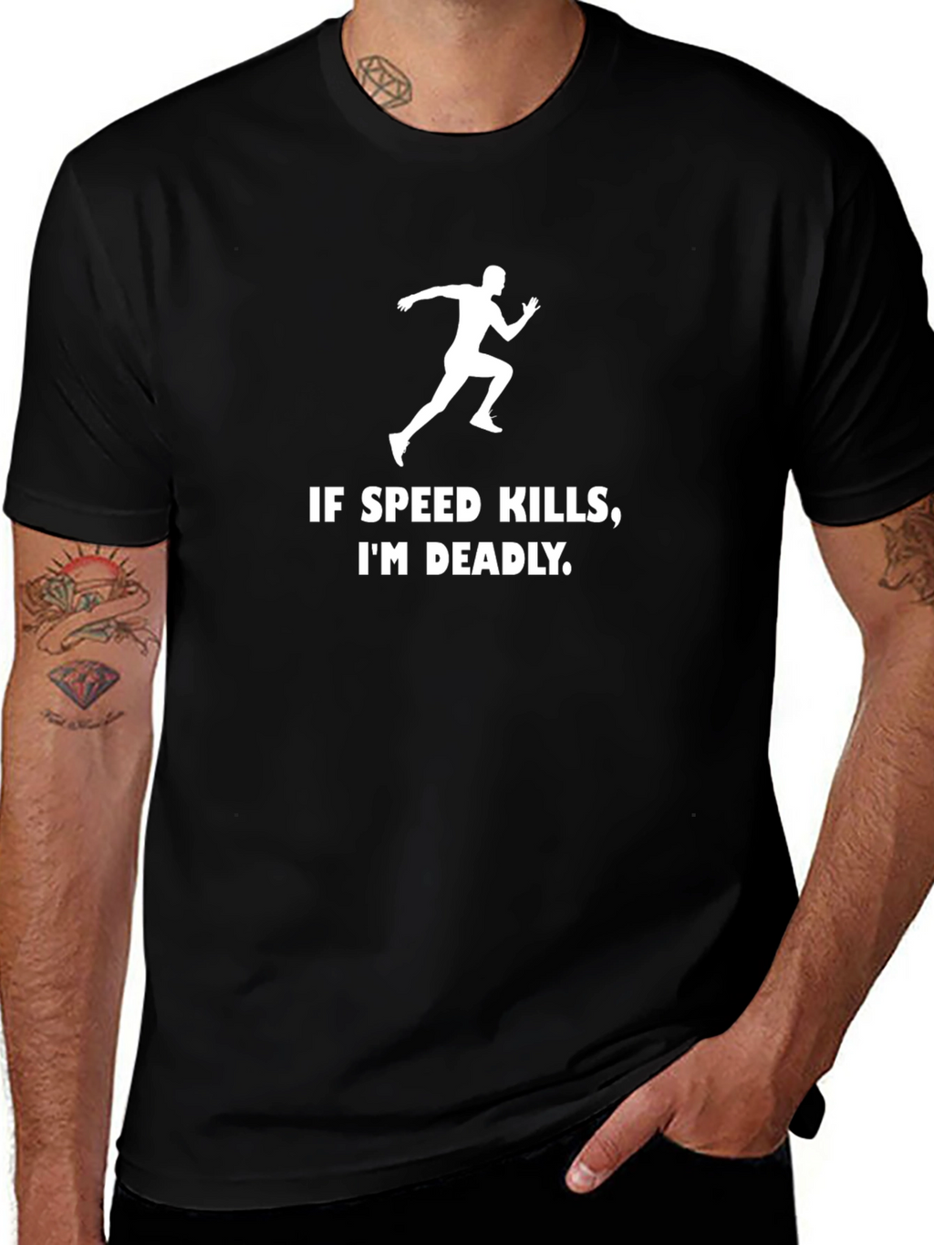 Speed Kills Funny Runner T-Shirt