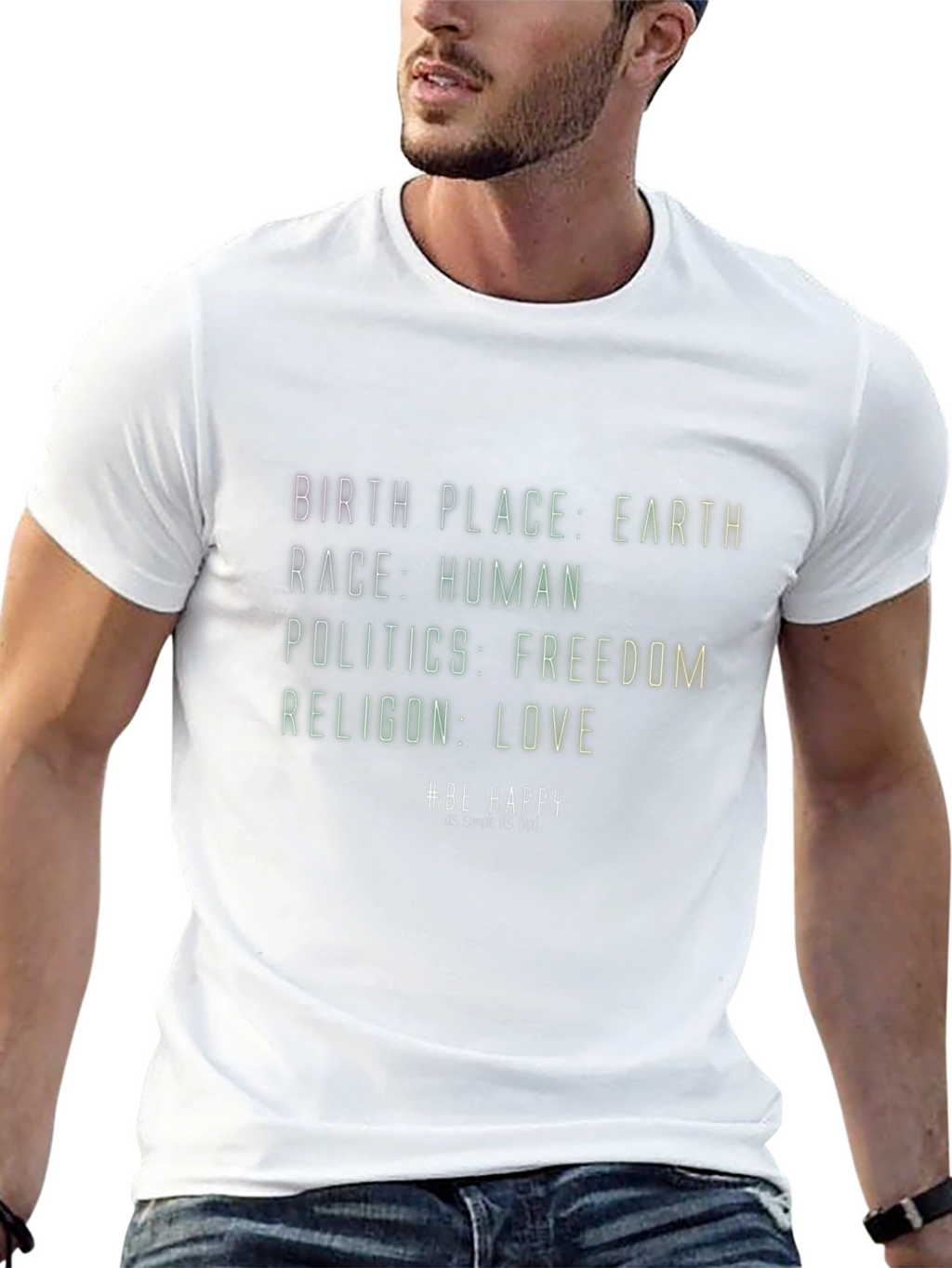 Earth Human Freedom Love T-Shirt