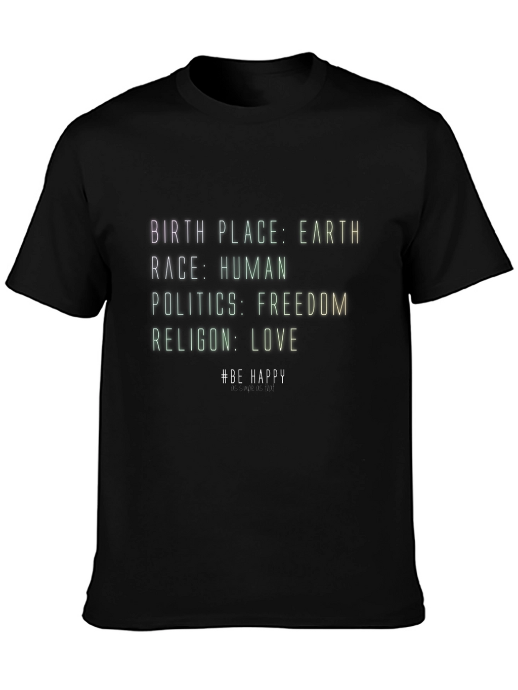 Earth Human Freedom Love T-Shirt