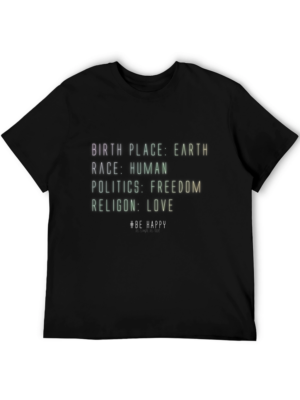 Earth Human Freedom Love T-Shirt