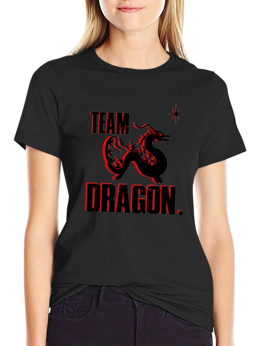 Team Dragon Graphic Tee - Black