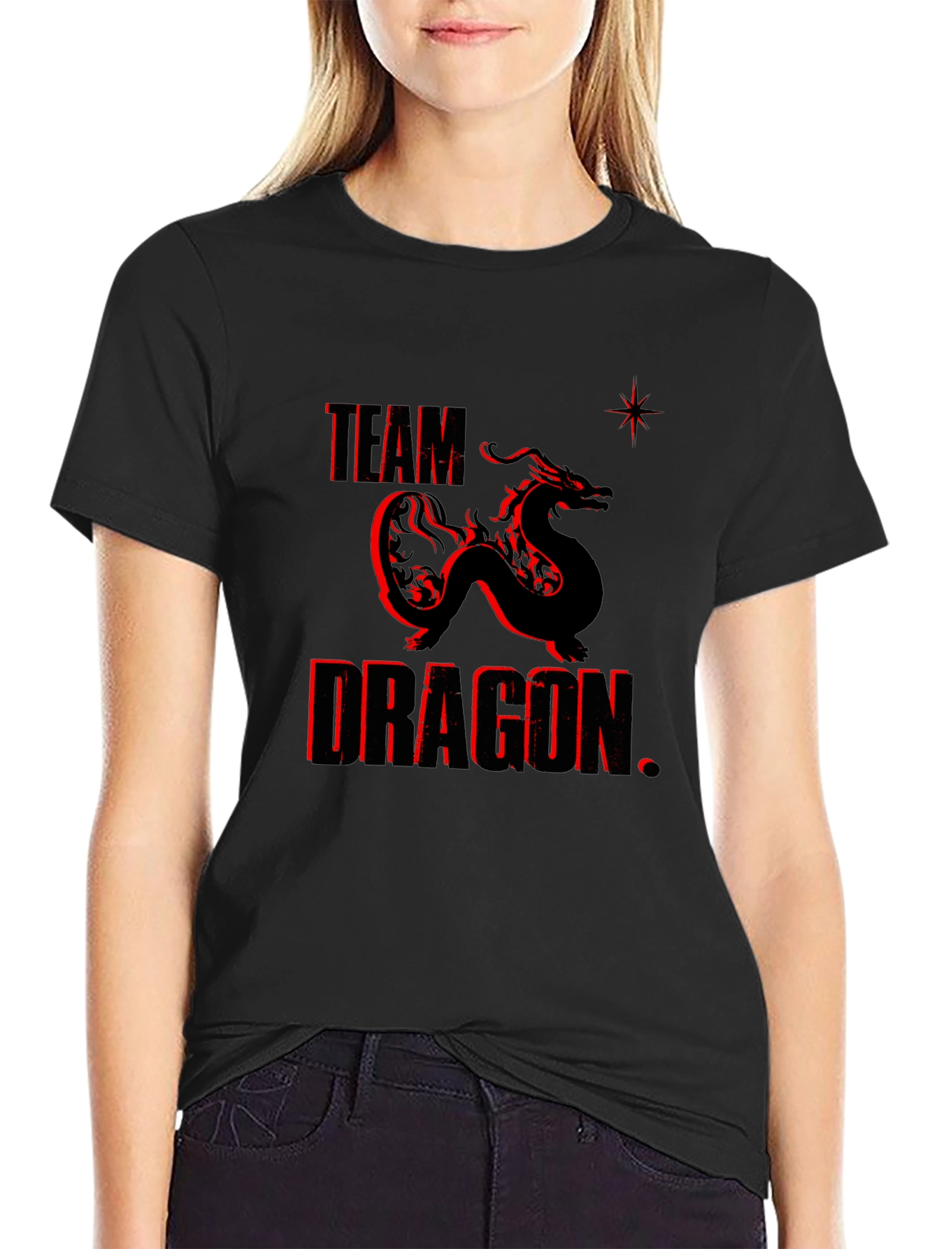 Team Dragon Graphic Tee - Black