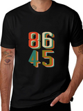 86 45 Graphic T-Shirt - Retro Design