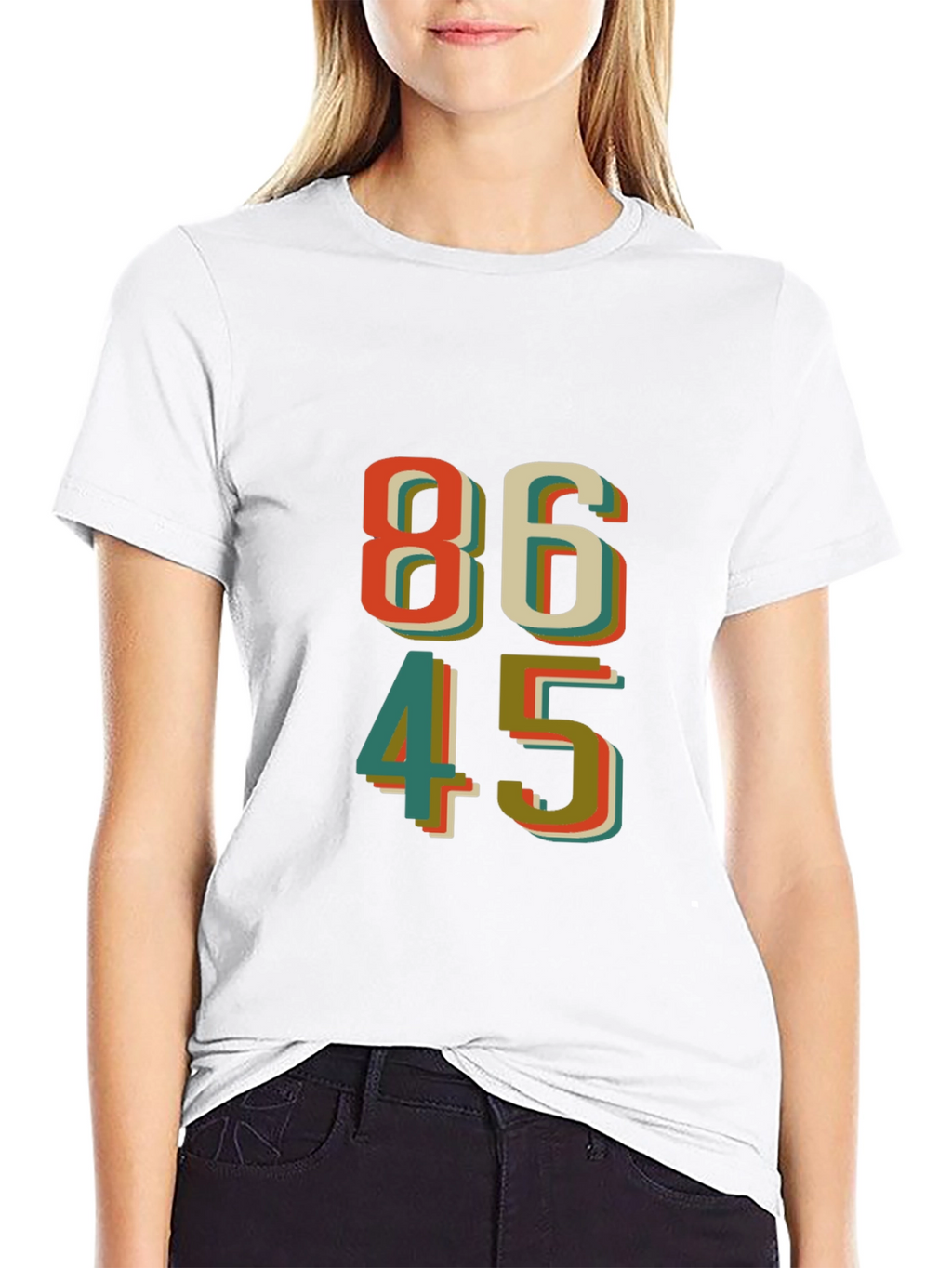 86 45 Graphic T-Shirt - Retro Design