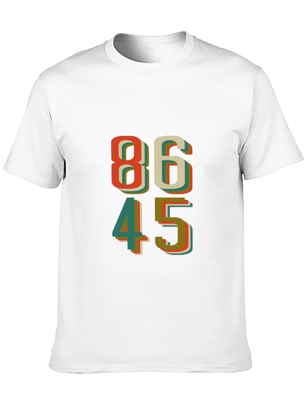 86 45 Graphic T-Shirt - Retro Design