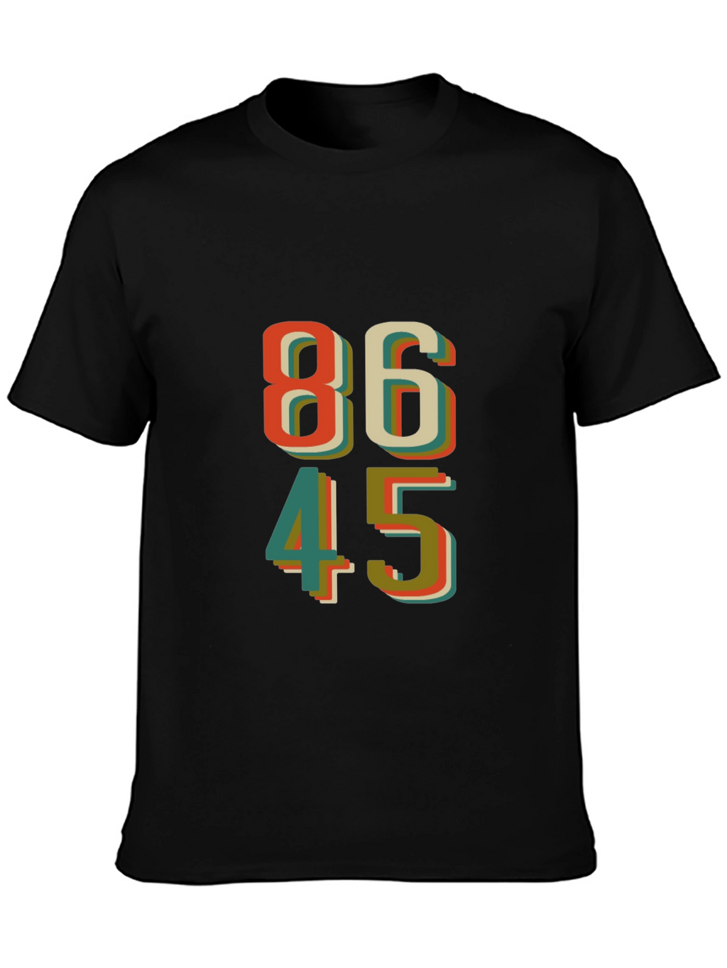 86 45 Graphic T-Shirt - Retro Design