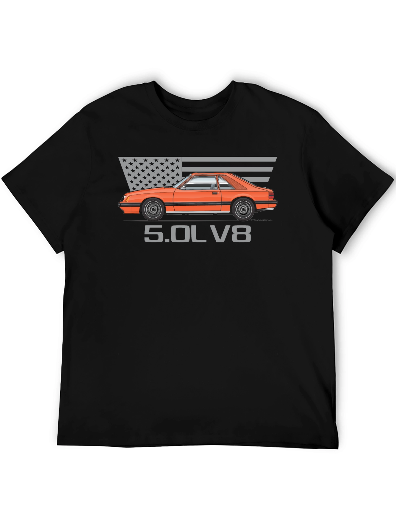 Fox Body Mustang 5.0 T-Shirt - American Muscle Tee