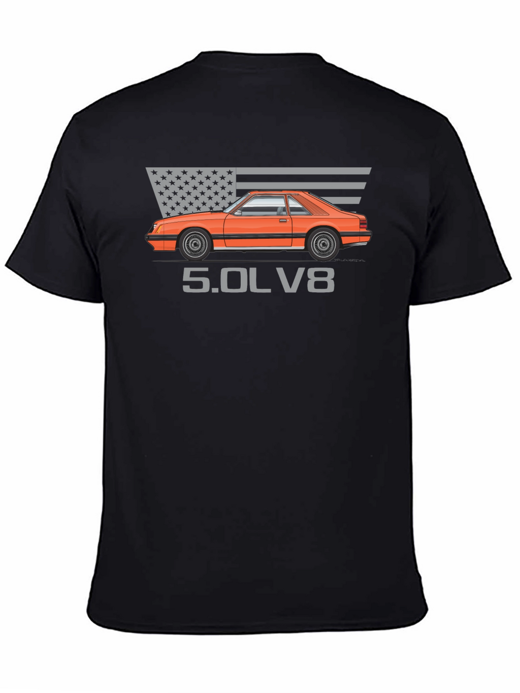 Fox Body Mustang 5.0 T-Shirt - American Muscle Tee
