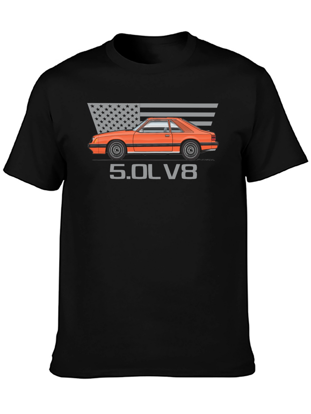 Fox Body Mustang 5.0 T-Shirt - American Muscle Tee