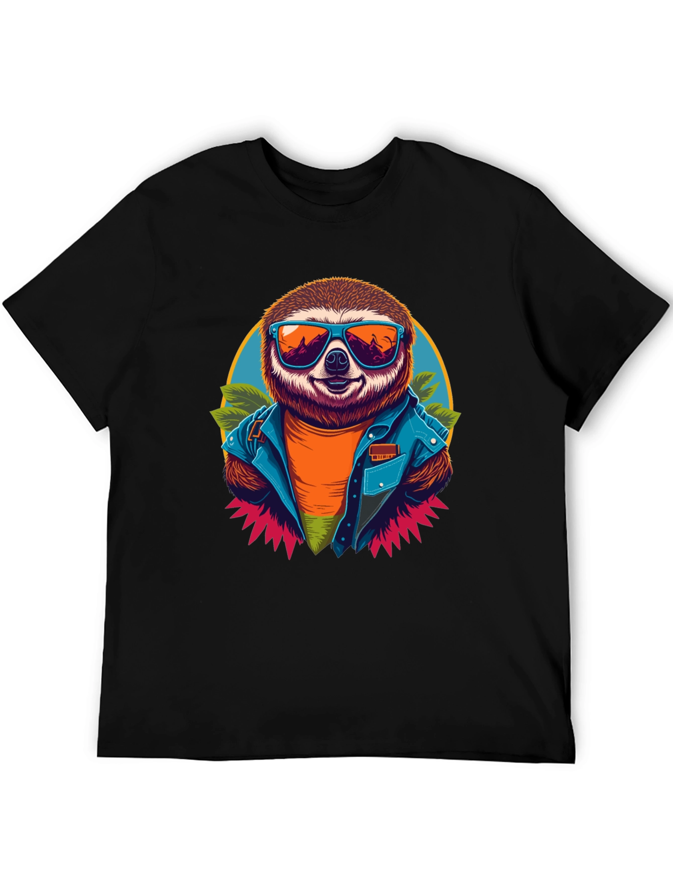 Cool Sloth Graphic Tee - Trendy Animal Shirt