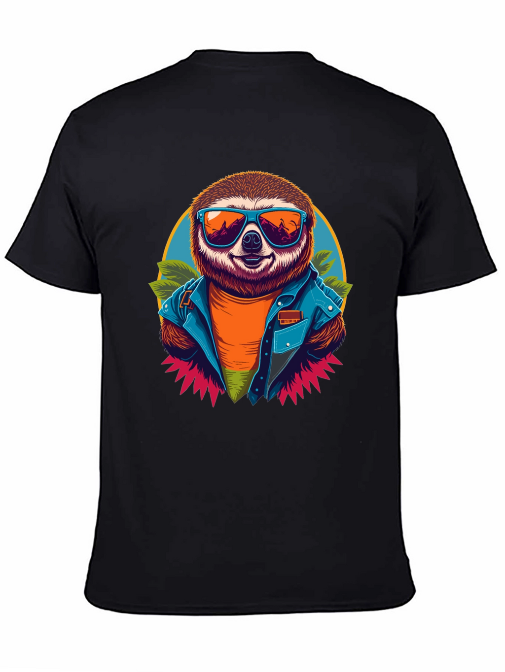 Cool Sloth Graphic Tee - Trendy Animal Shirt