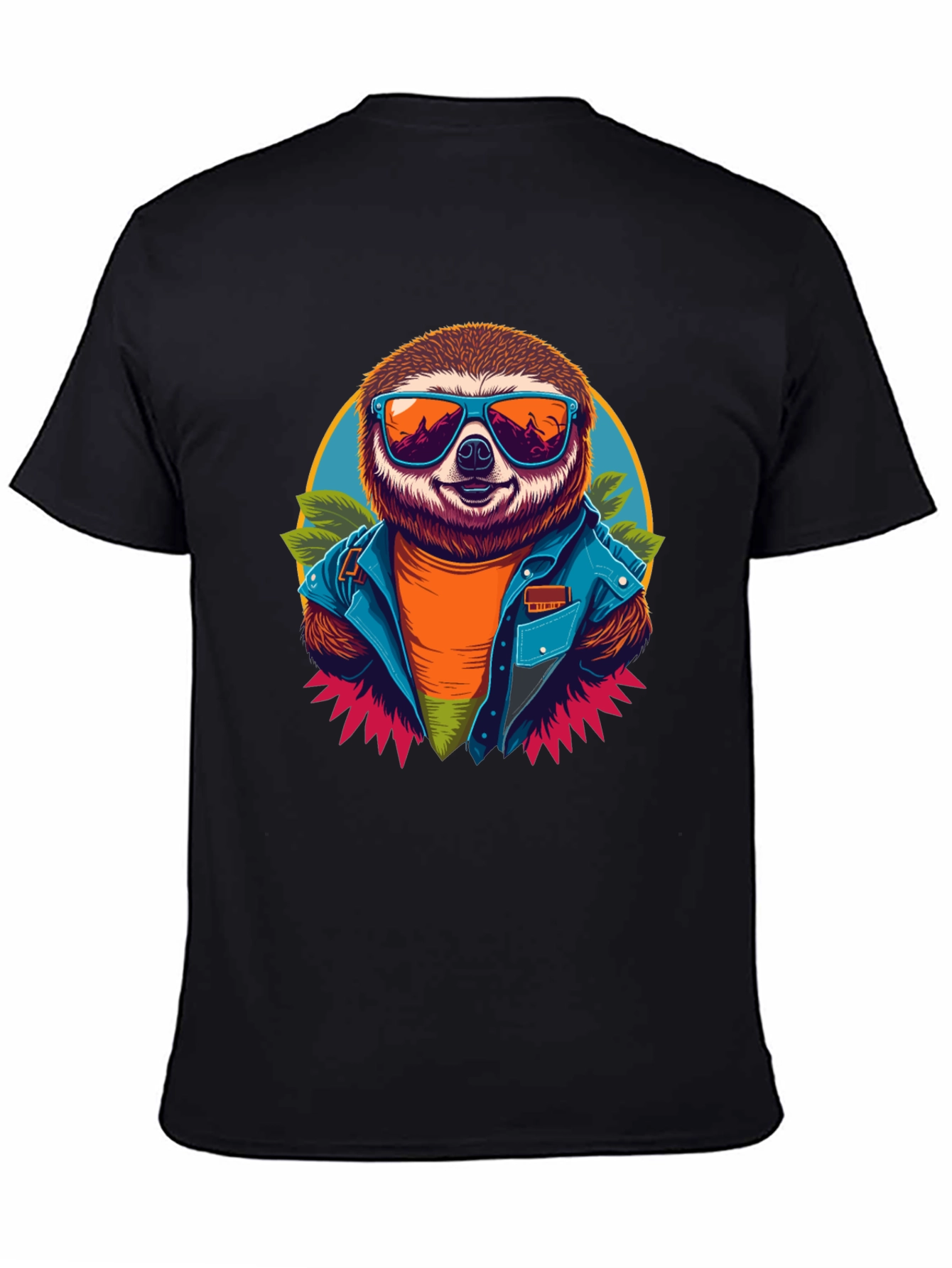 Cool Sloth Graphic Tee - Trendy Animal Shirt