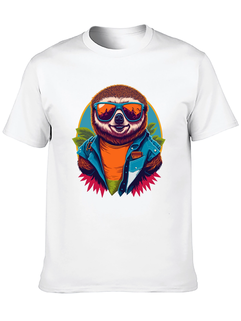 Cool Sloth Graphic Tee - Trendy Animal Shirt