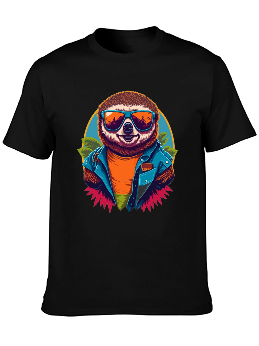 Cool Sloth Graphic Tee - Trendy Animal Shirt