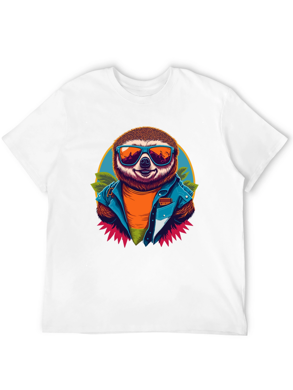 Cool Sloth Graphic Tee - Trendy Animal Shirt