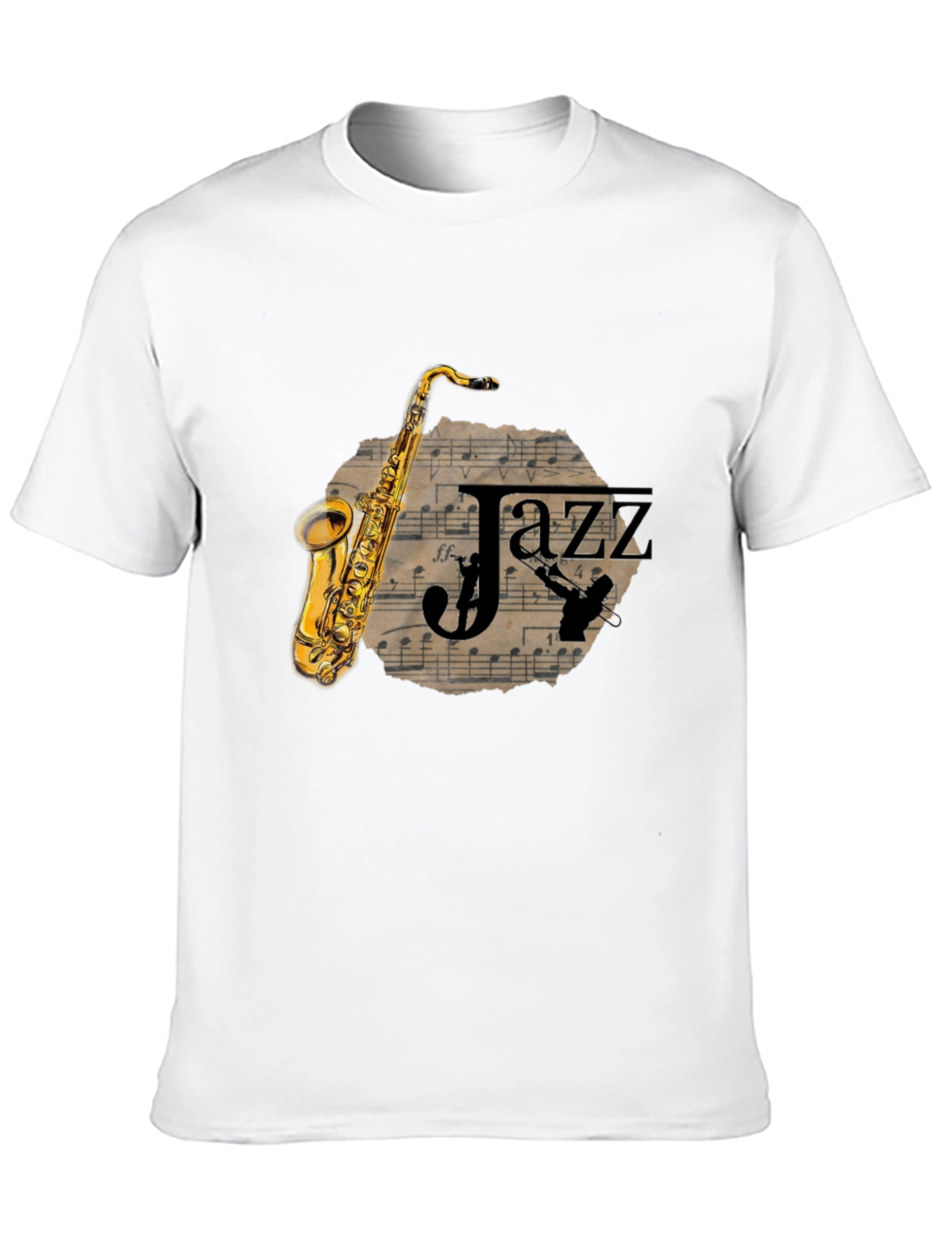 Jazz Saxophone Graphic T-Shirt