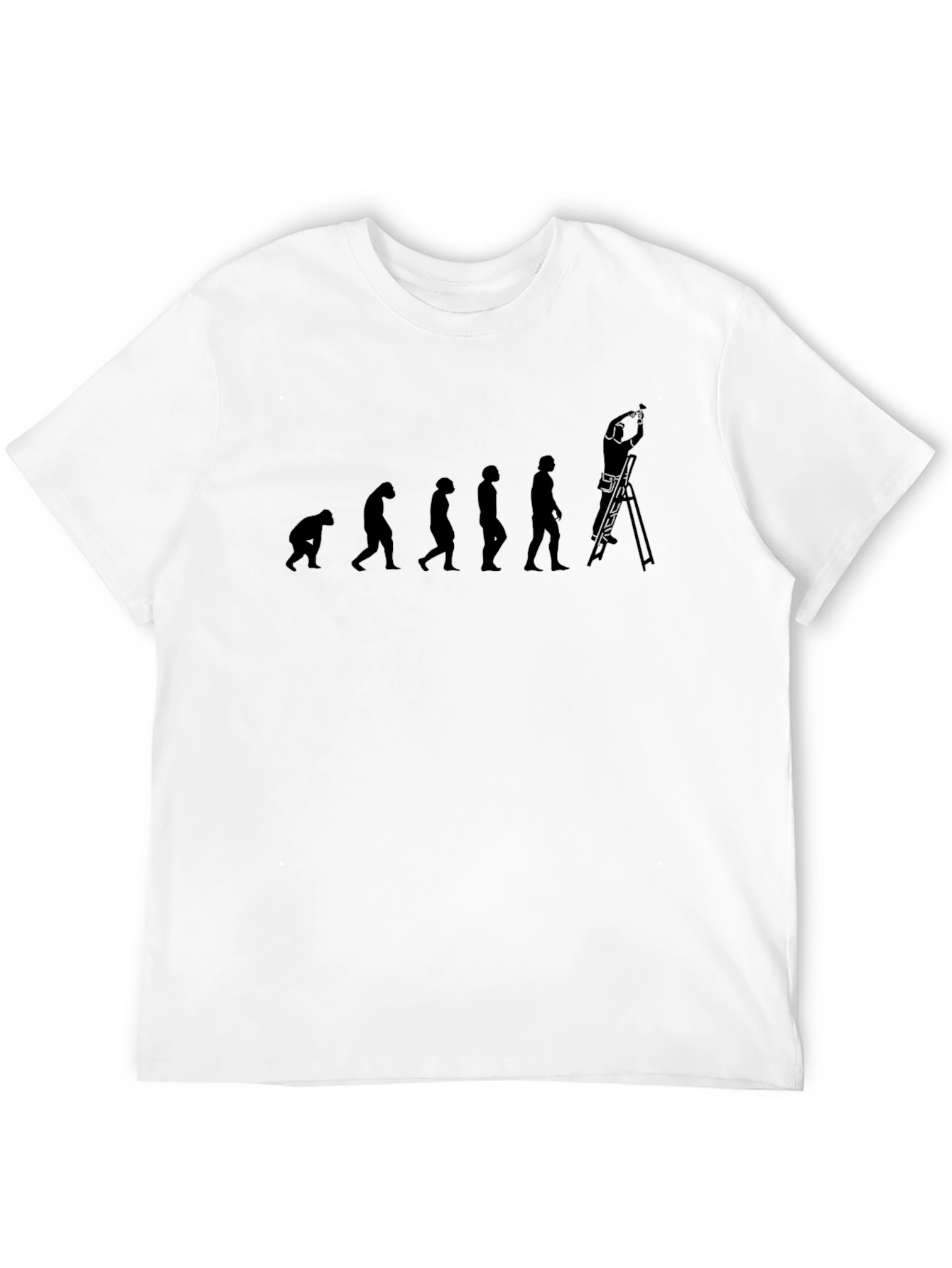Evolution of Man Painting T-Shirt Funny Graphic Tee