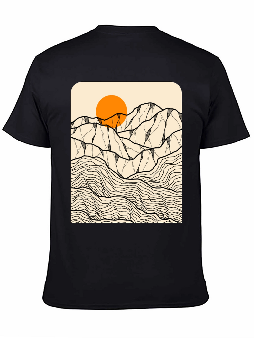 Mountainscape Graphic Tee - Nature Inspired Design