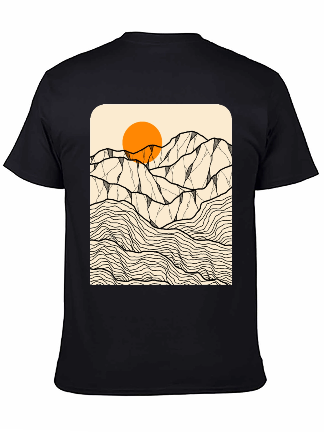 Mountainscape Graphic Tee - Nature Inspired Design