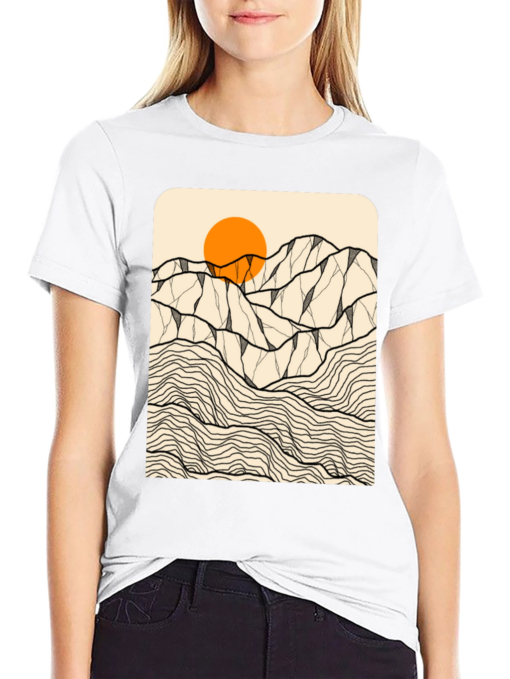 Mountainscape Graphic Tee - Nature Inspired Design