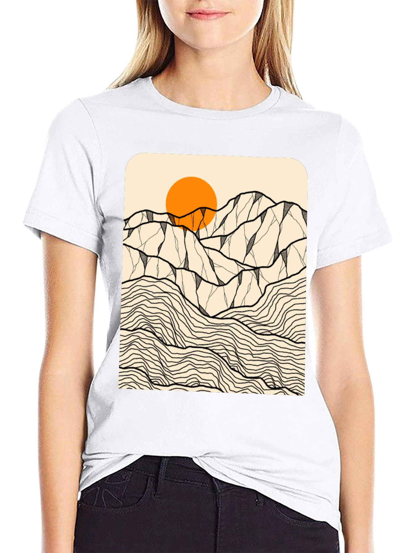 Mountainscape Graphic Tee - Nature Inspired Design