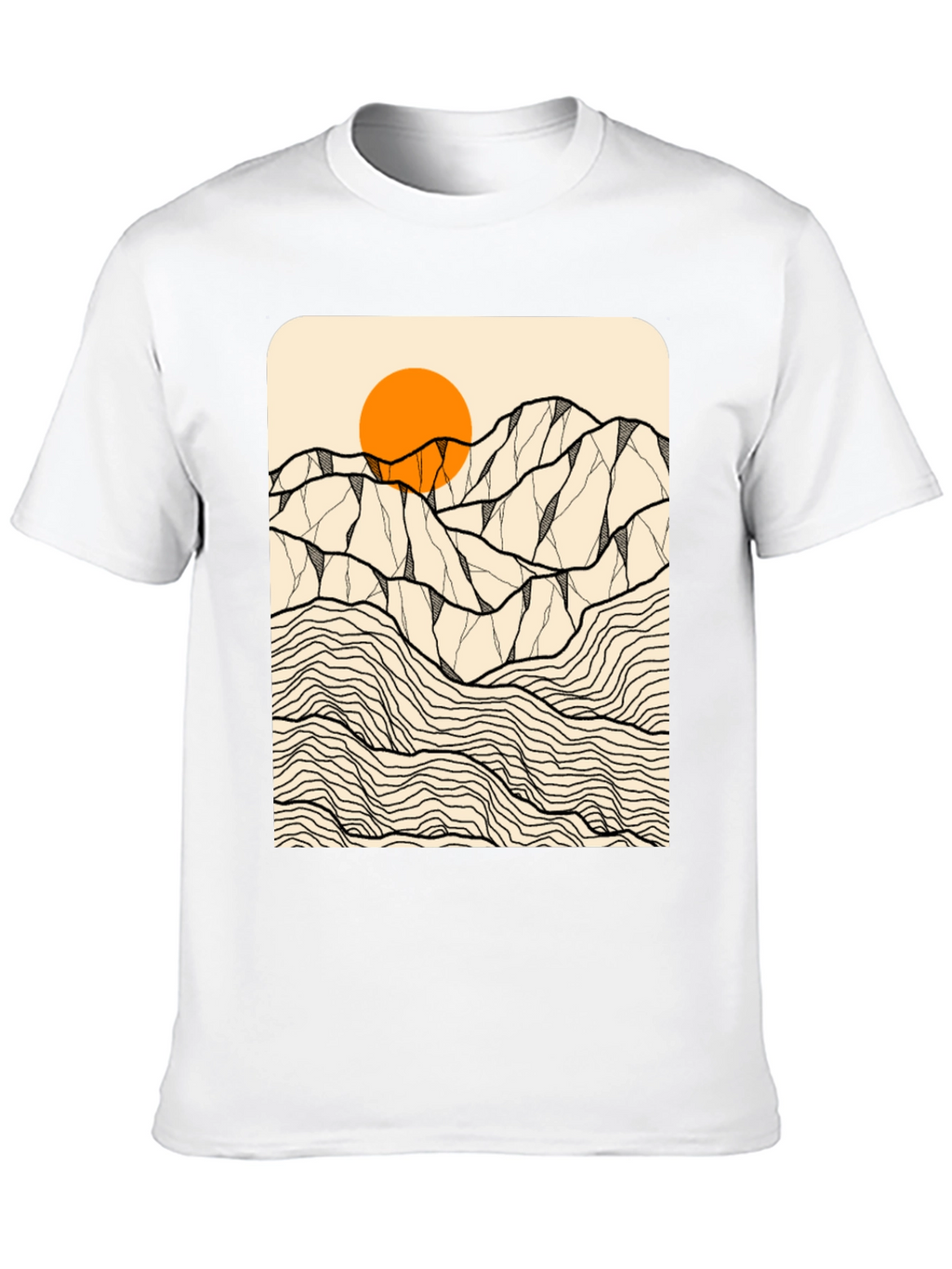 Mountainscape Graphic Tee - Nature Inspired Design