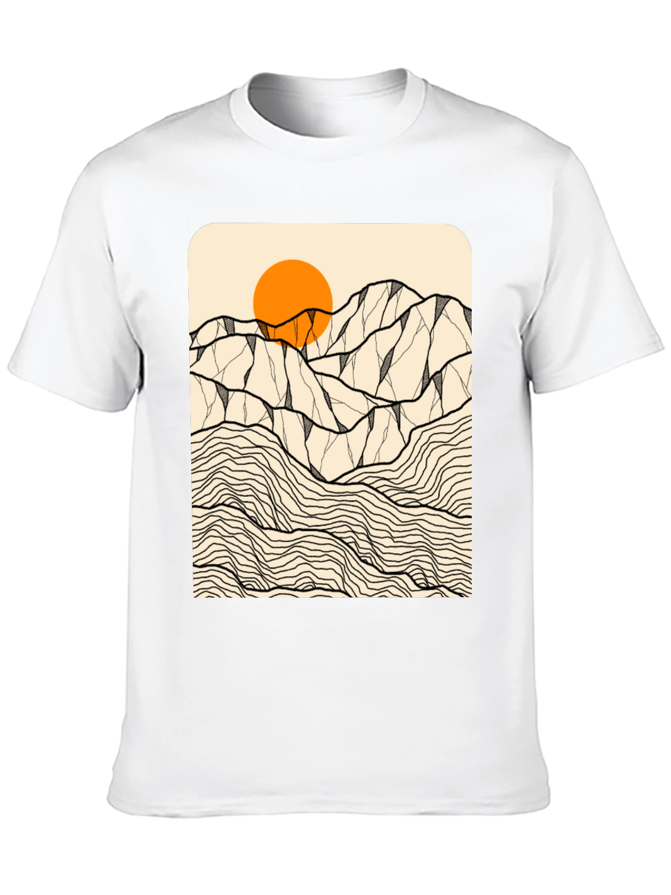 Mountainscape Graphic Tee - Nature Inspired Design