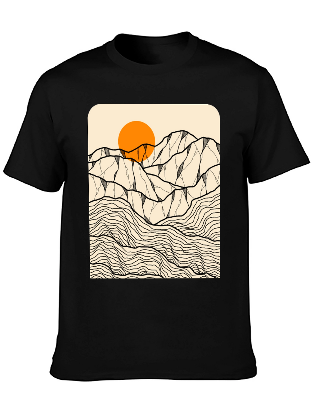 Mountainscape Graphic Tee - Nature Inspired Design