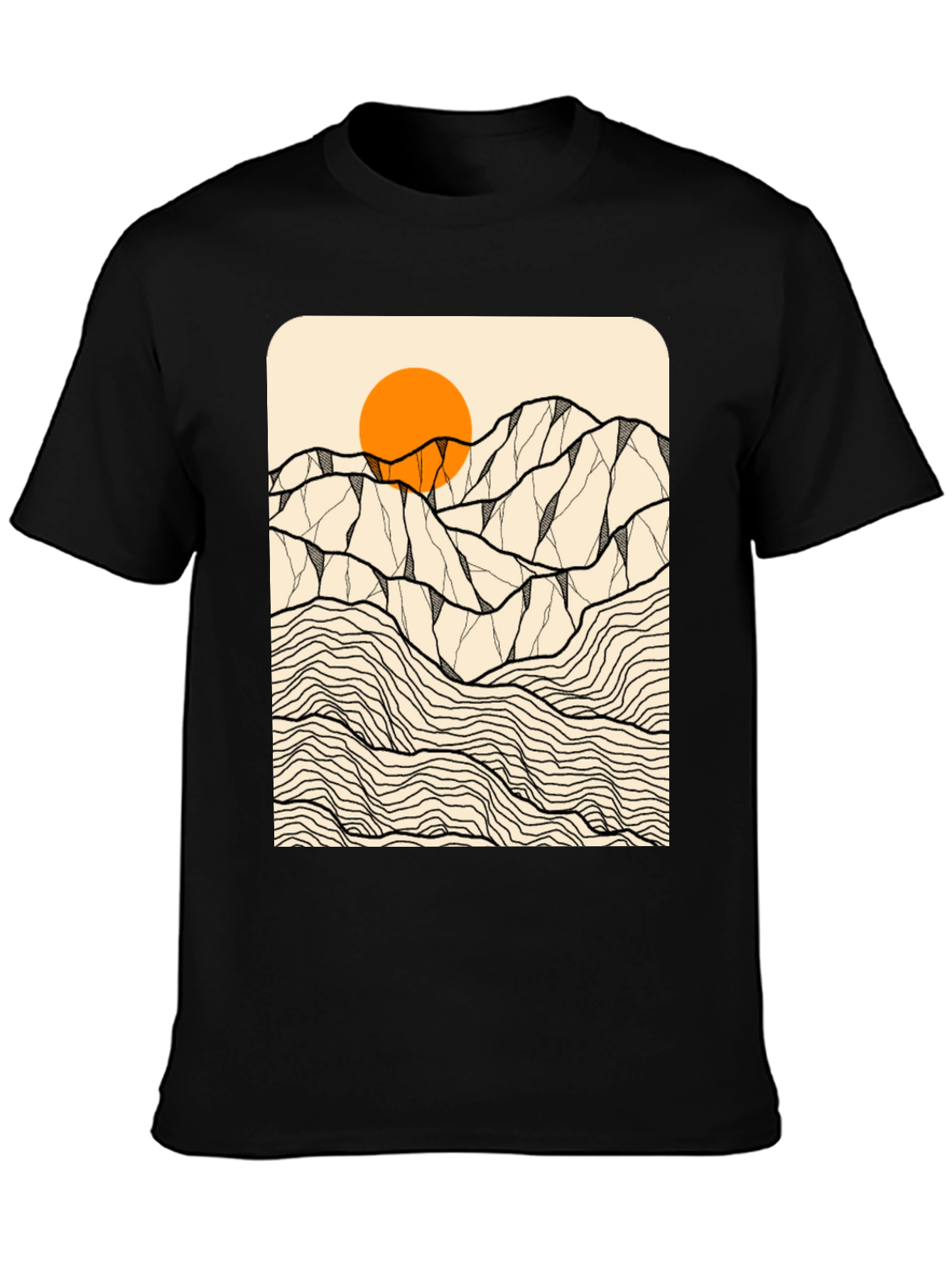 Mountainscape Graphic Tee - Nature Inspired Design