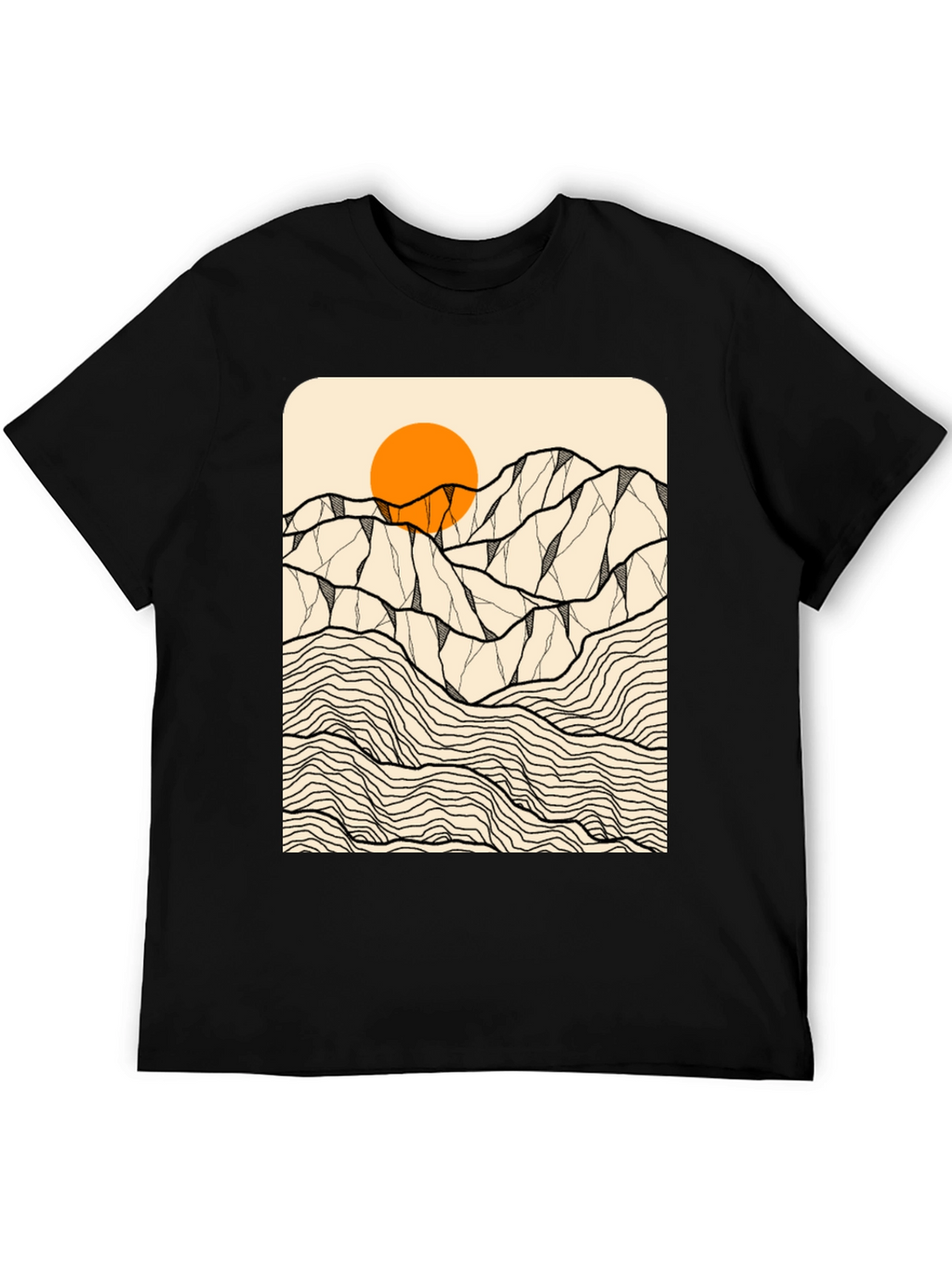 Mountainscape Graphic Tee - Nature Inspired Design