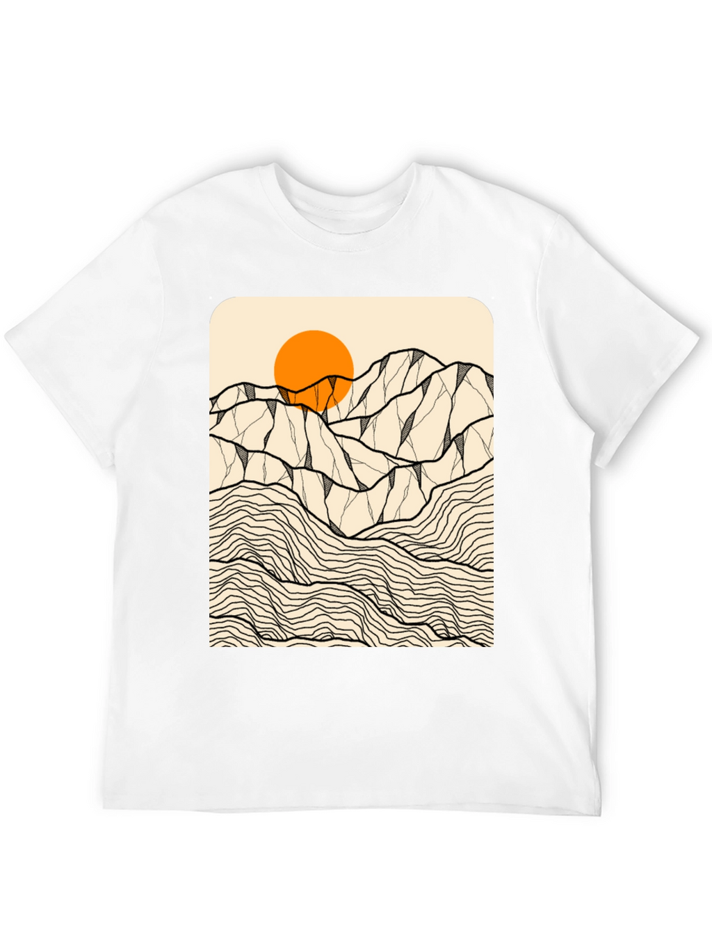 Mountainscape Graphic Tee - Nature Inspired Design