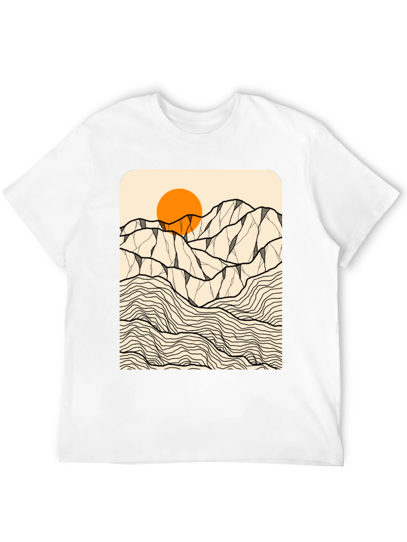 Mountainscape Graphic Tee - Nature Inspired Design