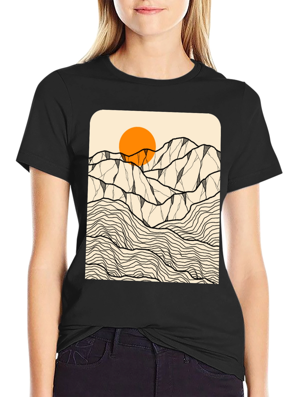 Mountainscape Graphic Tee - Nature Inspired Design