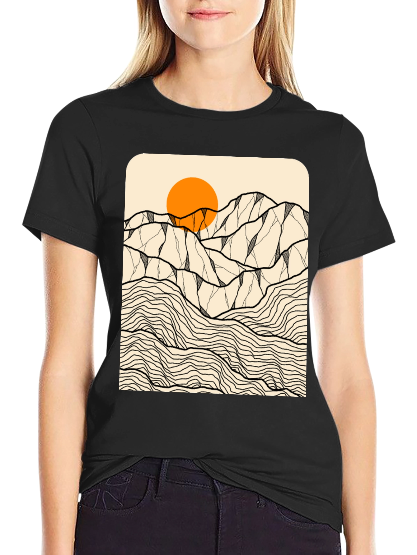 Mountainscape Graphic Tee - Nature Inspired Design