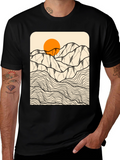 Mountainscape Graphic Tee - Nature Inspired Design